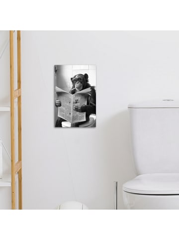 MuchoWow Poster mit Leiste Zeitung Affe  (BxH)