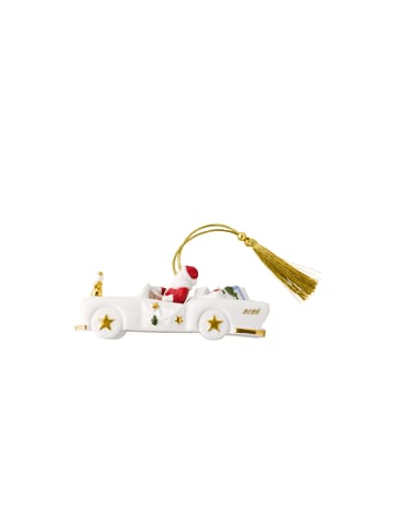 Villeroy & Boch Ornament Cadillac 2026 Christmas Classics in 5,3 x 11,7 x 4,8 cm in weiß-gold