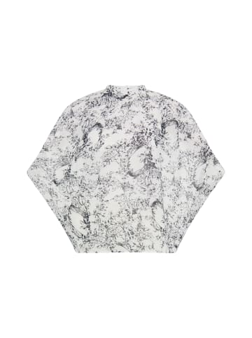 DreiMaster Damen Bluse in Schwarz Weiss