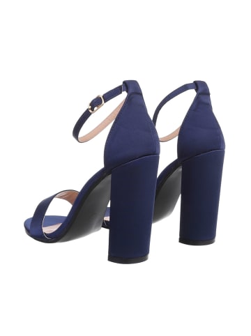 Ital-Design High-Heel Sandalette in Blau