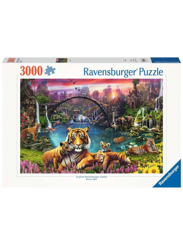Ravensburger Puzzle 3.000 Teile Tiger in paradiesischer Lagune Ab 14 Jahre in bunt