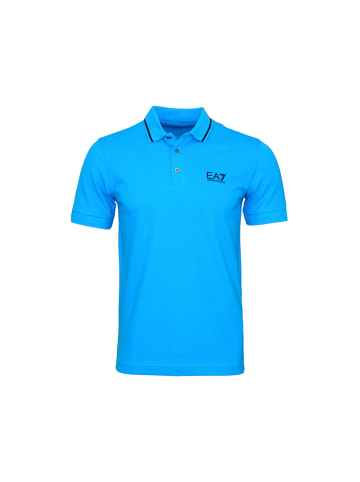 EA7 EA7 Poloshirt Poloshirt Shortsleeve Polo Logo in blau