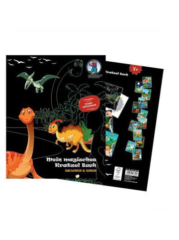URSUS Mein magisches Kratzel Buch Drachen & Dinos - ab 3 Jahren