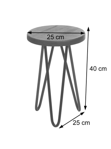MCW 2er-Set Beistelltisch A81, Naturfarben