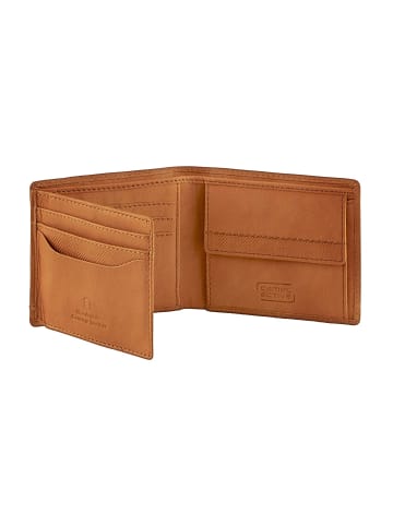 Camel Active Geldbörse aus Leder mit RFID Safe in Cognac