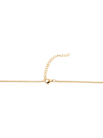 Adeliás Unisex Halskette – Erbskette aus Edelstahl 40 cm in gold