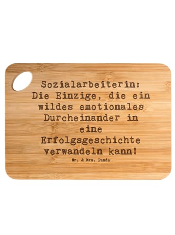 Mr. & Mrs. Panda Brett Spruch Sozialarbeiterin Erfolg mit Spruch in Braun