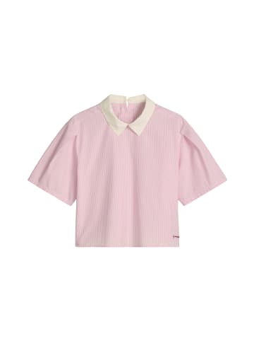 Marc O'Polo DENIM Streifenbluse relaxed in Light Pink