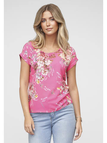 Cloud5ive Cloud5ive Cloud5ive CHIFFON-BLUMEN-SHIRT in fuchsia