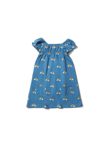 Little Green Radicals Frill Dress in Blue