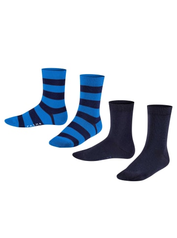 Falke Socken 2er Pack in Schwarz/Blau