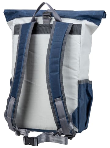 360 grad Rucksack Lotse in Blau/Weiß