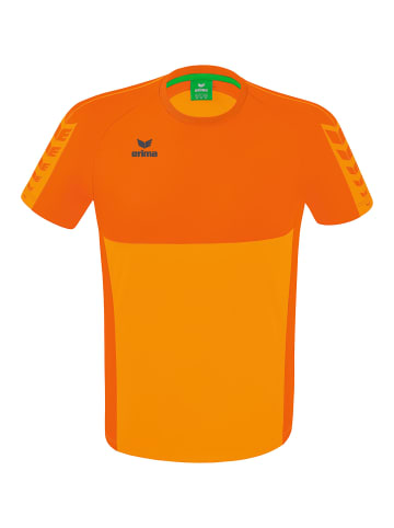 erima Six Wings T-Shirt in new orange/orange