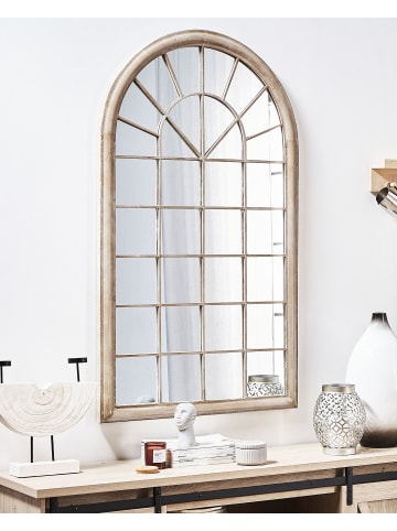 Beliani Wandspiegel TREVOL in Beige - (W) 77 x (H) 130 x (L) 5 cm Vertikal