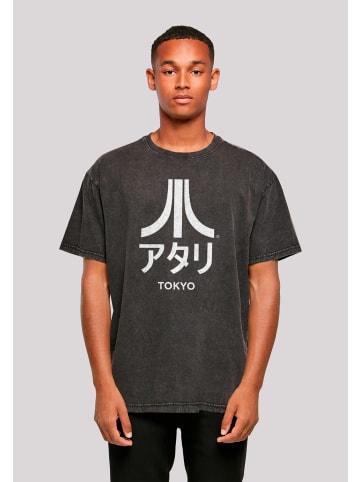 F4NT4STIC Oversize T-Shirt Atari Tokyo Retro Arcade Games in schwarz