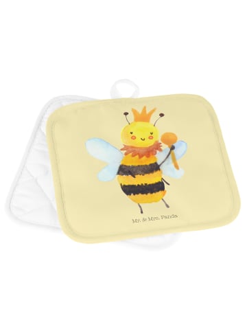 Mr. & Mrs. Panda Topflappen Biene König ohne Spruch in Gelb Pastell