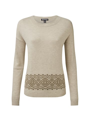 sherpa Sweater Jemu Crew in Sand