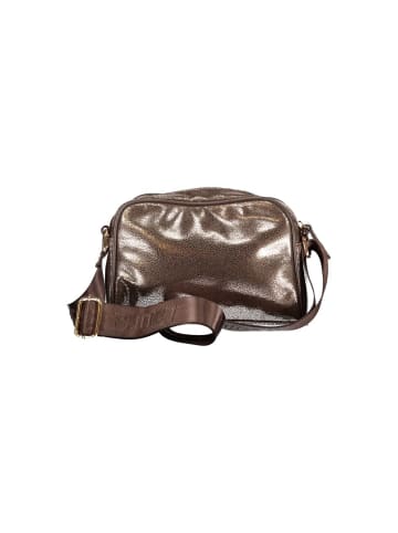 Laura Biagiotti Bronzefarbene Polyester-Handtasche