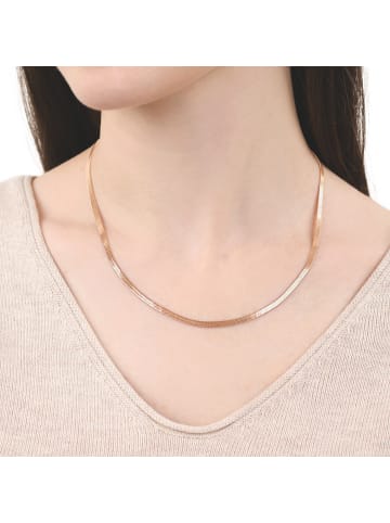 Tom Tailor Halskette Edelstahl, IP rose in rosefarben