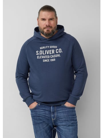 s.Oliver Sweatshirt in 58D1_tiefblau