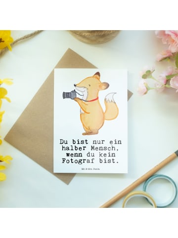 Mr. & Mrs. Panda abiturkarte Fotograf Herz mit Spruch in Weiß