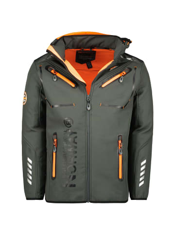 Geographical Norway Softshelljacken in Grau/Orange