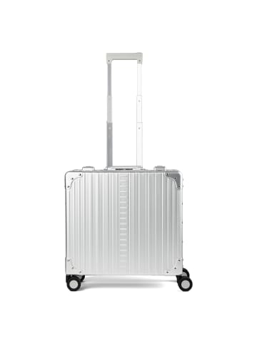 Aleon Deluxe 4-Rollen Businesstrolley Aluminium 45 cm platinum 1