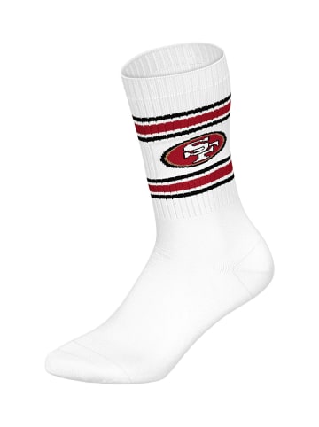 NFL Freizeitsocken San Francisco 49Ers Crew in RED/WHT/BLK