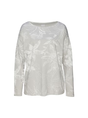 LASCANA Sweatshirt in grau-gemustert