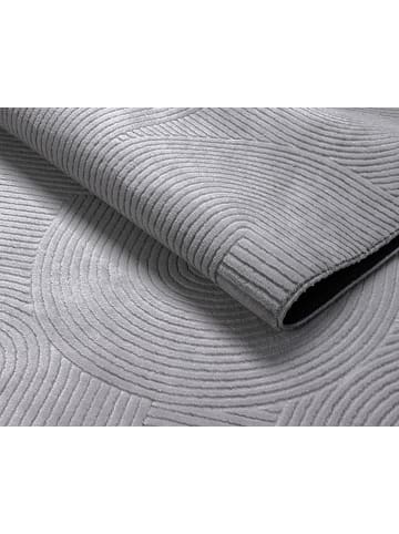 KADIMA DESIGN Teppichläufer Geometrisch Antirutsch pflegeleicht Wohnzimmer Flur in Grau