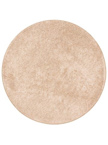 Snapstyle Hochflor-Teppich Mona Rund in beige