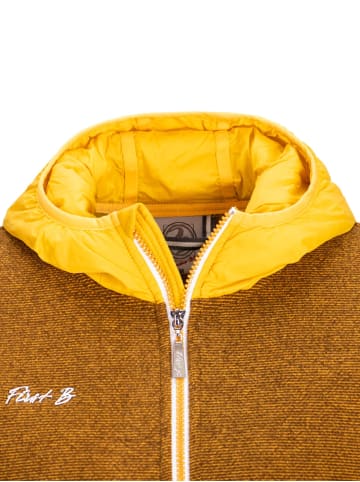 First B Fleecejacke in yellow/curry