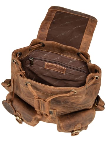 Greenburry Rucksack Vintage 1711S in Sattelbraun