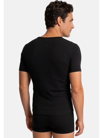 SPEIDEL Unterhemd / Shirt Kurzarm Classic in Schwarz