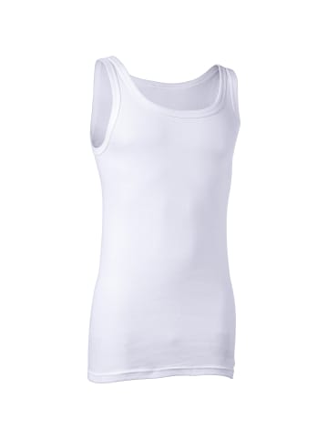 Erwin Müller Baumwolle, Feinripp Unterhemd 4er-Pack in weiss