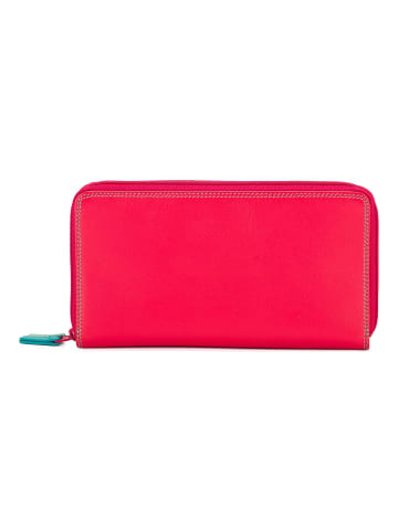 MYWALIT Medium Tri-fold Geldbörse I Leder 14 cm lipstick