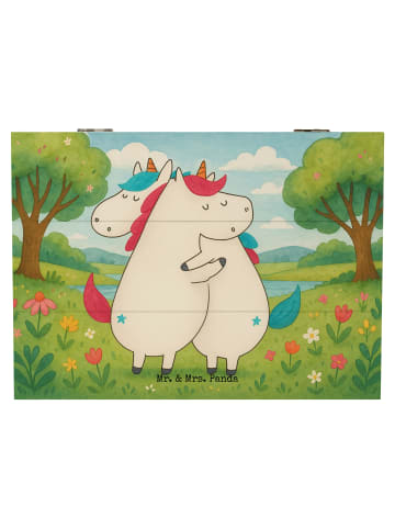 Mr. & Mrs. Panda Aufbewahrungsbox Einhörner Umarmen Design ohne ... in Weiß