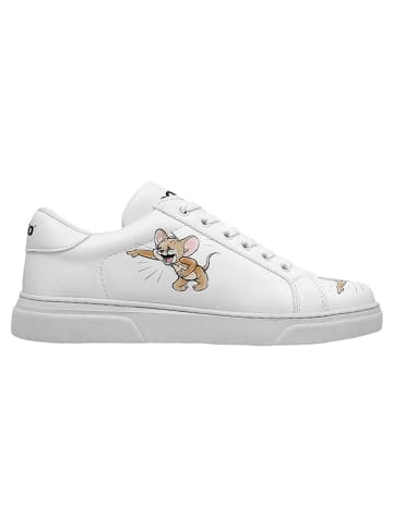 Dogo Ace Sneakers - Tom and Jerry Up-to-No-Good in Weiß