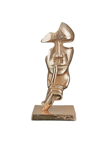 GILDE Skulptur "Nostro" in Champagner - H. 33 cm - B. 15 cm