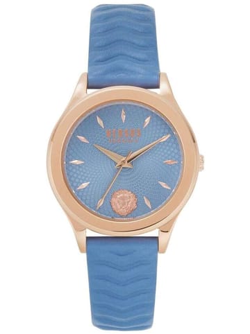 Versus Versace Quarzuhr Mount Pleasant Goldfarben in blau