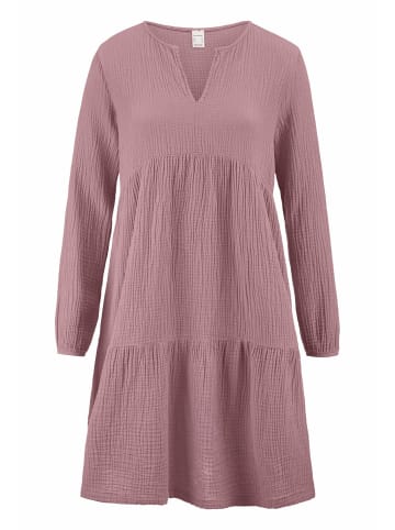 Hessnatur Musselin Nachthemd in altrosa