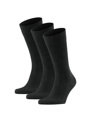 Falke Socken 3er Pack in Schwarz