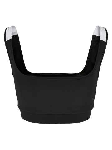 Urban Classics Urban Classics Damen Ladies Color Block Bra in black/white