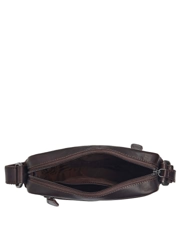 The Chesterfield Brand Laveno - Umhängetasche 22 cm (schwarz) in braun