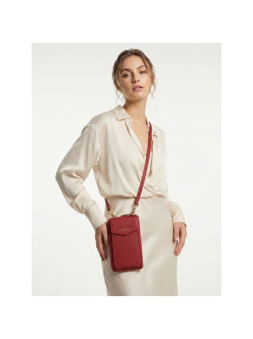 Lazarotti Bologna Leather Zip-Around Geldbörse Handytasche Leder 19 cm in red-2