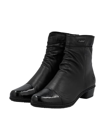 rieker Lagro Lederstiefelette Schwarz