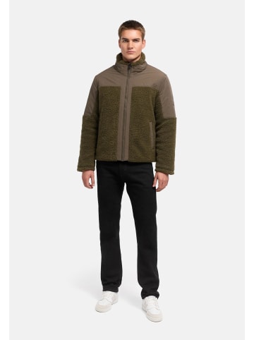 STONE HARBOUR Plüschjacke Riveen XX in Khaki