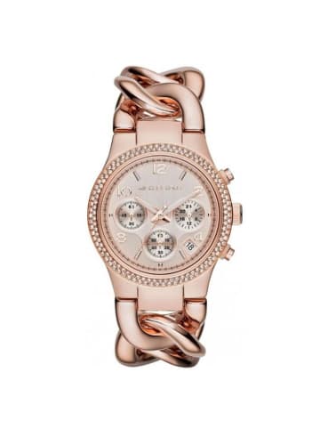 Michael Kors Uhr in Roségold mit Armband, Modell: 3247 Runway Twist