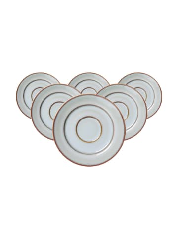 Ritzenhoff & Breker 6er Set Kaffeeuntertassen Portofino ø 15,5 cm grau in grau