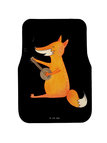 Mr. & Mrs. Panda Automatte Fuchs Gitarre ohne Spruch in Schwarz